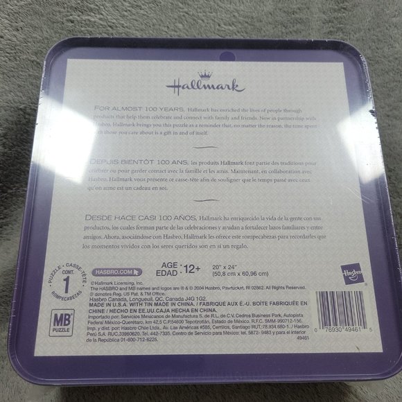 NEW Hallmark 1000 Pieces Tin Boxed Jigsaw Puzzle Sealed BOX HAS SMALL DENT - Picture 4 of 6